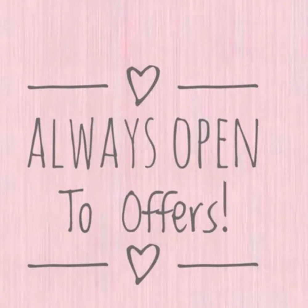 Always Open To Offers